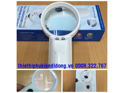 Kính lúp cầm tay 5X đèn led